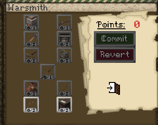 Blacksmith Skill Tree