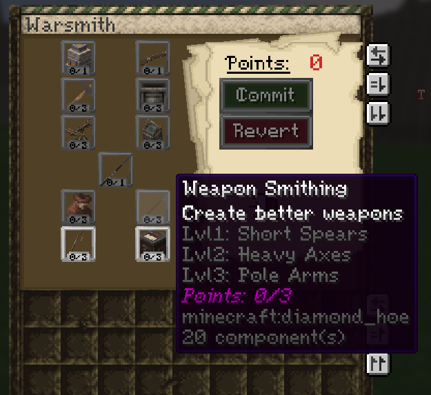 Weapon Smithing